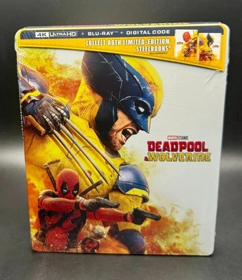 DEADPOOL & WOLVERINE 4K UHD BLURAY STEELBOOK (WOLVERINE ARTWORK) *NEW & SEALED!* - Image 1 of 4