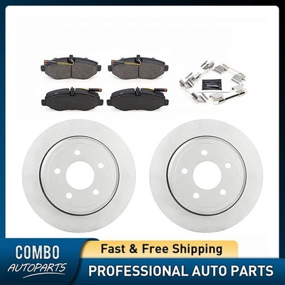 Комплект передних тормозных колодок и тормозных дисков подходит для Mercedes-Benz Metris 2016-2018 годов выпуска - Изображение 1 из 4