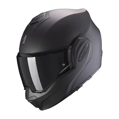 Casco modular de motocicleta SCORPION EXO-TECH EVO negro mate - Imagen 1 de 2
