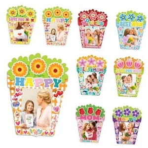 Mother's Day DIY Craft Kits for Kids 24 Packs DIY Love You Mom Flower Photo - Picture 1 of 8