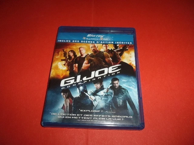 BLU-RAY et DVD,"G.I. JOE CONSPIRATION",dwayne johnson,bruce willis,chaning tatum - Photo 1/1