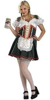 Fantasia sexy de cerveja jardim menina adulto plus plus size - Imagem 1 de 1