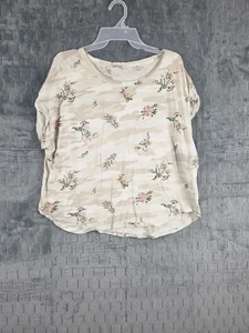 Lucky Brand Rolled Kurzarm Floral Camo T-Shirt Damen Gr. L - Bild 1 von 5