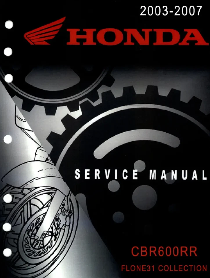 Manual de serviço Honda CBR600RR 2003–2007 - Imagem 1 de 4