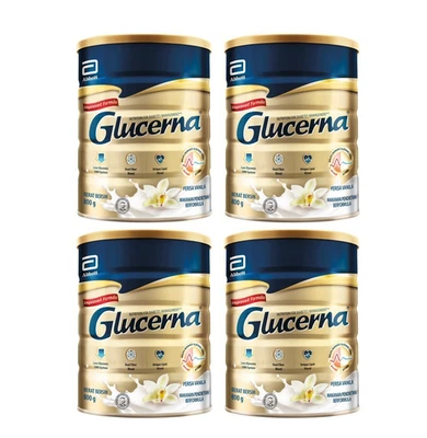 4 x 800 g Abbott Glucerna Triple Cuidado Diabético Leche en Polvo Sabor Vainilla Foto 1 de 4