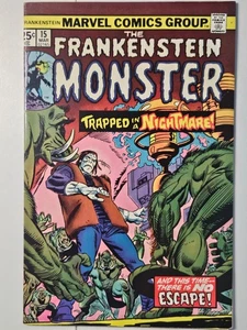 FRANKENSTEIN #15 "The Frankenstein Monster" Marvel Comics 1970's  (FN/FN+) - Picture 1 of 7