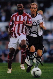 DERBY: RUSSELL ANDERSON SIGNED 6x4 ACTION PHOTO+COA - Picture 1 of 1