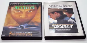 2 DVDs THE AVIATOR & BROKEBACK MOUNTAIN Academy Award Winners Cate Blanchett CC - Foto 1 di 3