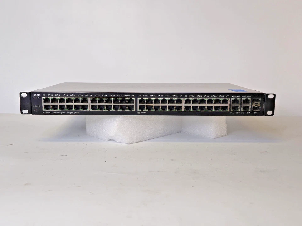 Cisco SG300-52-Port Gigabit Managed Rack Mountable Network Switch SRW2048-K9 V04 - Image 1 of 1