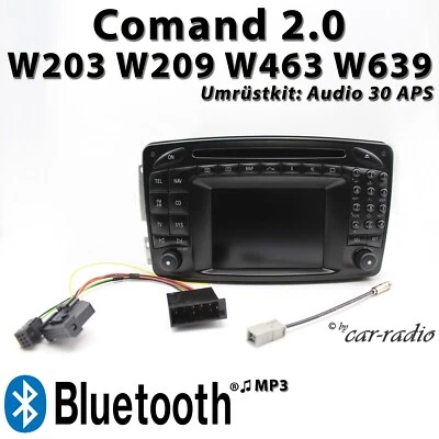 Original Mercedes Comand 2.0 Bluetooth Radio W203 W209 W463 W639 Autoradio Set1 - Bild 1 von 4