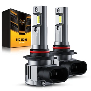 AUXBEAM Canbus 9012 LED Bulbs Headlight High Low for 2011-2015 Chrysler 200 300 - Picture 1 of 12