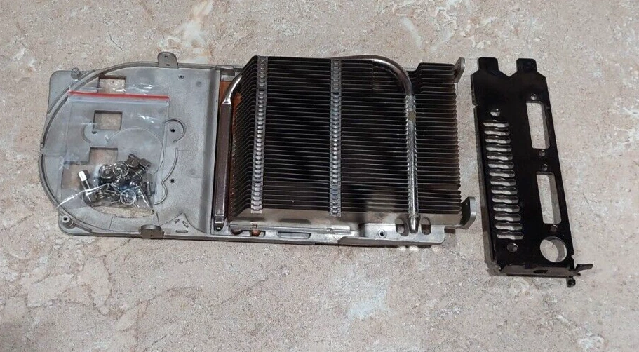 Nvidia Geforce 8800GTS Replacement GPU Graphics Heatsink heat sink W/ Screws - Image 1 of 2