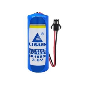 Neu ER18505 3,6V 3600mAh nicht wiederaufladbarer Li-Ion Akku mit SM schwarz Stecker - Bild 1 von 2