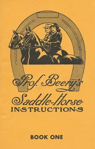 Vintage 1963 PROF. BEERY'S SADDLE-HORSE INSTRUCTIONS BOOK ONE B2 - Picture 1 of 3