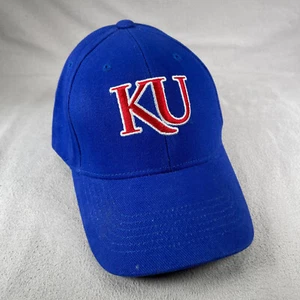 Cappello Kansas Jayhawks uomo taglia unica blu berretto strapback accattivante NCAA Collegiate - Foto 1 di 11