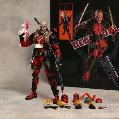 DEADPOOL 2 - Action figure Wade Wilson Dead Pool 8" with accessories New 2022 - Image 1 of 4