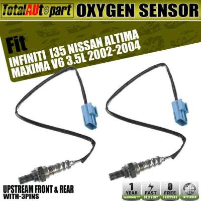 2x O2 Oxygen Sensor for Nissan Altima 2002-2004 Maxima 2002-2003 Infiniti I35 - Image 1 of 4