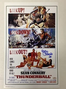 Martine Beswick als Paula Caplan in Thunderball signed 11x17 Foto Schwartz - Bild 1 von 3