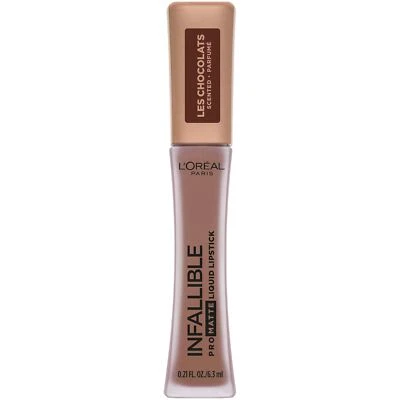 L'Oreal Paris Infallible Pro Matte Les Chocolats Scented Liquid Lipstick, - Image 1 of 4