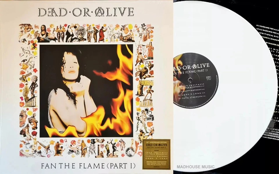Dead Or Alive Fan The Flame (Part 1) LP Album vinyl record limited white 2020 - Image 1 of 4