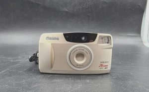 Canon Sure Shot 76 Zoom argento esposizione automatica 35 mm fotocamera punta e scatta pellicola - Foto 1 di 9