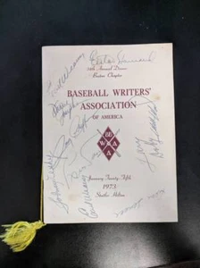 Earl Weaver Larry Doby HOF and Stars Autographed Program JSA COA Signed - Picture 1 of 12