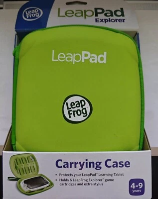 NUEVO LeapFrog Leap Pad Explorer 1, 2, Estuche de Transporte Nuevo - Verde Foto 1 de 4