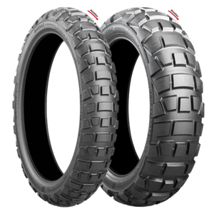 Gomme Moto Bridgestone 90/100-19 55P BATTLAX ADVENTURECROSS AX41 M+S pneumatici - Foto 1 di 5