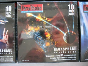 PERRY RHODAN NEGASPHÄRE, EPISODE 61-80, Sammelbox Nr. 4, mit 10 MP3-CDs, NEU OVP - Bild 1 von 2
