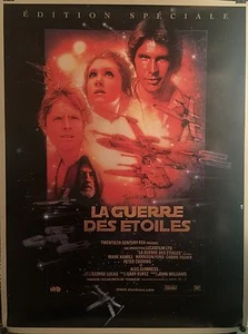 ORIGINAL STAR WARS SPECIAL EDITION FRENCH POSTER ON LINEN 1996/7 63 1/2" X 48" - Picture 1 of 1