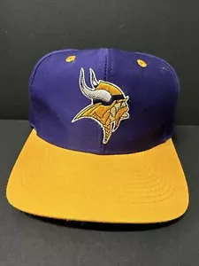 Minnesota Vikings Vintage Sombrero Snapback Adulto Talla Única LogoAthletic Nuevo - Imagen 1 de 3
