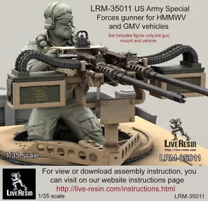 Artillero de resina viva LR-M35011 1/35 de las Fuerzas Especiales de EE. UU. - Imagen 1 de 2