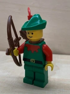 Lego Castle Figur Ritter cas137a Forestmen Forestman Red, Green Hat, Red Feather - Bild 1 von 6