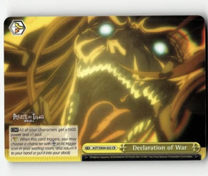 Weiss Schwarz - Dichiarazione di Guerra - Attacco a Titano: Stagione Finale - Foto 1 di 1