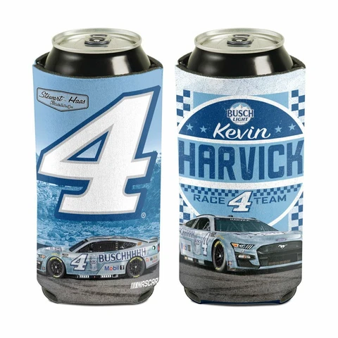 Kevin Harvick 2022 Wincraft #4 Busch Light 16oz Can Coolie FREE SHIP! Cover