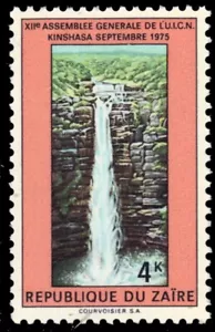 ZAIRE 821 - Nature Preservation "Waterfall" (pb66553) - Picture 1 of 1
