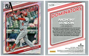 2022 DONRUSS DOMINATORS INSERT RAPTURE PARALLEL D-8 ANTHONY RENDON ANGELS - Bild 1 von 1