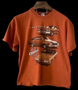 Vintage General Morots Camaro Oldtimer Orange Kurzarm T-Shirt Gildan XL - Bild 1 von 5
