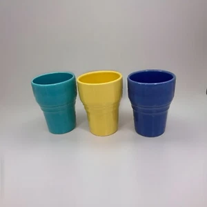 MCM Vintage CA Keramik Saftgläser oder ? 3er Set - Bild 1 von 6