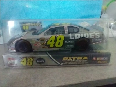 RACING CHAMPIONS 1/24 2004 JIMMIE JOHNSON #48 LOWES SILVER CHROME - Image 1 of 4