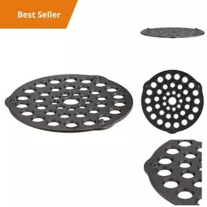 Lodge Dutch Oven Accessory - 8 Inch Pre Seasoned Cast Iron Meat Trivet Rack for - Picture 1 of 6