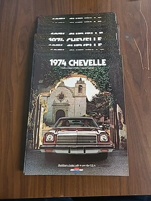 Chevrolet Chevelle Malibu 1974 clásico folleto de ventas -- 1 en este anuncio Foto 1 de 4
