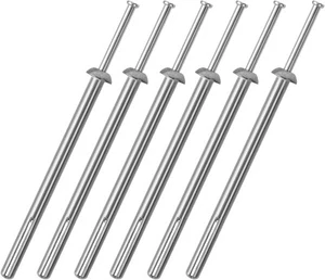 100-1,000 PCS meite Hammer Drive Anchor 1/4" Dia. Concrete Expansion Nails Steel - Picture 1 of 51