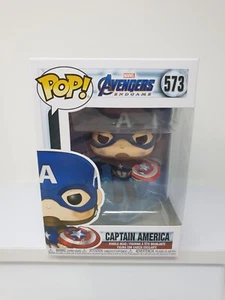 Captain America 573 Funko Pop Mjolnir Broken Shield Marvel Avengers Endgame Fig - Picture 1 of 6