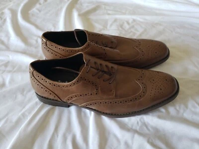 Nuevo Sin Listar por Kenneth Cole Hombre Diseño 30121 Oxford Coñac 11 Marrón Med Foto 1 de 4