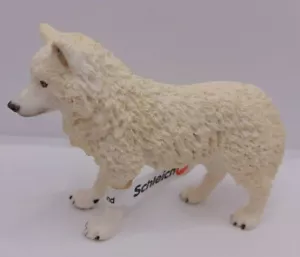 SCHLEICH da BARBAPUFFO WORLD OF NATURE 14742 LUPO ARTICO ARTIC WOLF retired - Foto 1 di 1