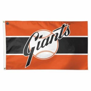 SAN FRANCISCO GIANTS COOPERSTOWN COLLECTION 3'X5' DELUXE FLAG NEW WINCRAFT 👀 - Picture 1 of 1