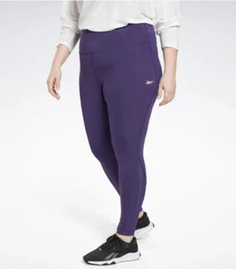 Reebok Women’s Lux High-Rise Perform Gym Training Leggings Running Size 2X - Picture 1 of 5
