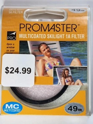 Pro 49mm MC Multi Coated Skylight 1A Glass Lens Filter Japan 49 mm E49 E-49 Sk1A - Image 1 of 4