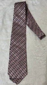 Concepts By Claiborne Pink Purple Gray Tie Silk EC - Picture 1 of 4